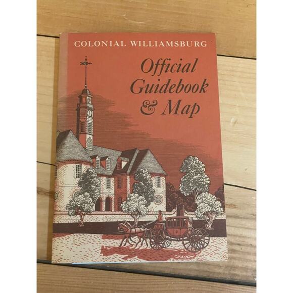 Official Guidebook & Map Colonial Williamsburg VA. 1972 7th edition. paperback - Picture 1 of 5